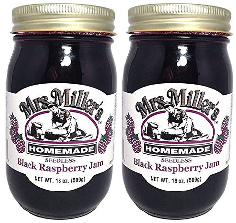 Seedless Black Raspberry Jam 18oz