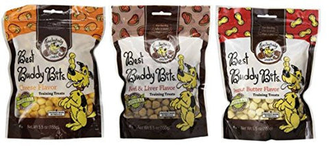 Best Buddy Bits 3-pack (Beef & Liver, Cheese, Peanut Butter) 5.5 oz