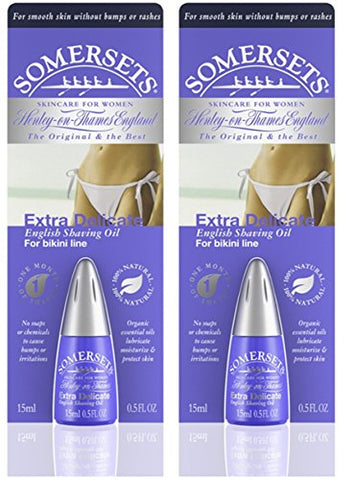 Somersets Women's Delicate Shave Oil,.5 oz