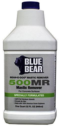 500mr: Mastic Remover for Concrete (bean-e-doo) Quart