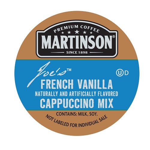 MARTINSON CAPPUCCINO, FRENCH VANILLA CAPPUCCINO (24 SINGLE SERVE CUPS)