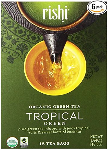 Organic Green Tea Tropical, 15 bags