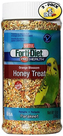 KAYTEE 10OZ PARAKEET ORANGE BLOSSOM HONEY JAR