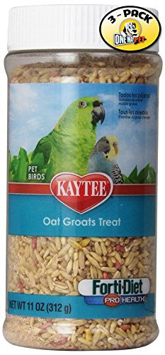 KAYTEE 11OZ OAT GROATS TREAT JAR