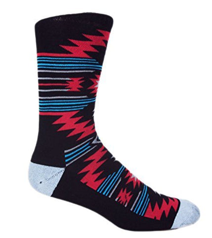 Aztec Lightning Crew Black/Red/Cyan