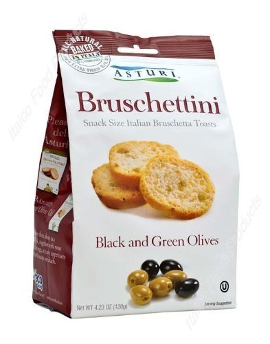 Black and Green Olives Bruschetta, 4.23 oz