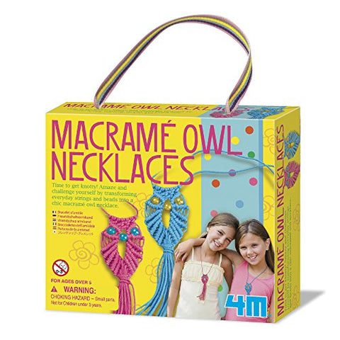 Macrame Owl Necklace