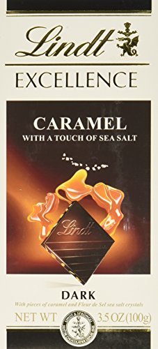 Lindt Excellence Dark Caramel Sea Salt Bar, 3.5 oz