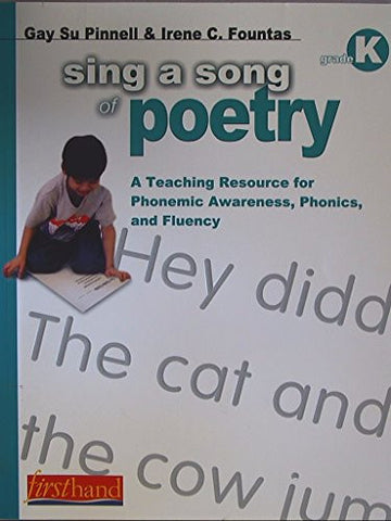 Sing a Song of Poetry, Grade K - Paperback