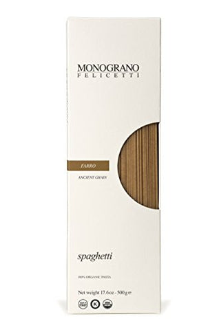 Felicetti Monograno Spaghetti Organic Farro Pasta, 17.6 oz