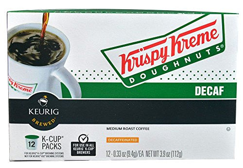 Krispy Kreme Doughnuts Decaf, k-cup