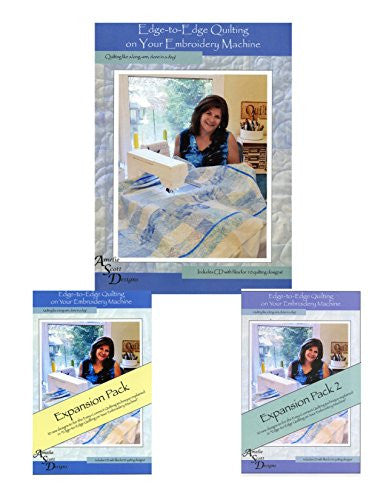 Edge-to-Edge Quilting Expansion Pack 2 with CD, 10 designs