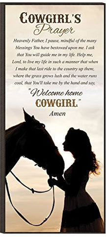Mounted Print - Cowgirl's Prayer