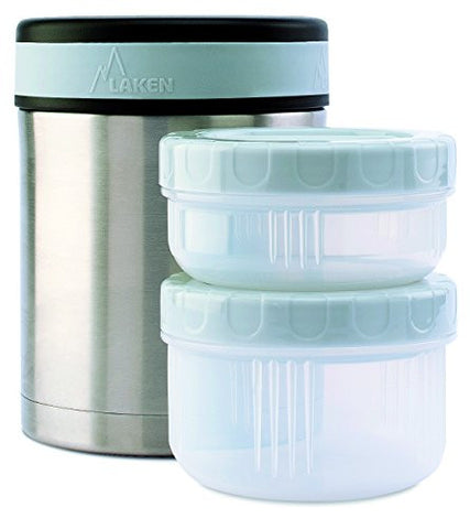 Thermo food container 1 L. / 2 leakproof containers + PP cover