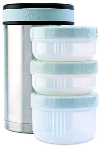 Thermo food container 1,5 L. / 3 leakproof containers + PP cover
