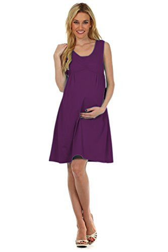 Jaclyn Cozy Nursing Lounge Dress, Marsala Large
