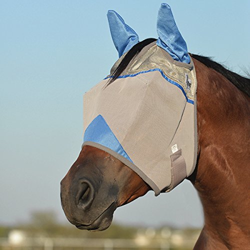 Crusader Fly Mask with Ears Arabian, Blue