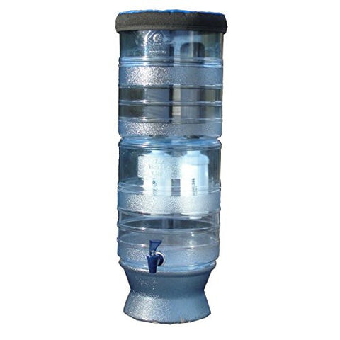 Berkey Light 2.75 Gal. Water Purifier and Base without lights and two black berkey elements