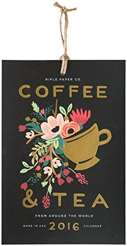 2016 COFFEE & TEA ( 6 x 9 in., 12 mo.)