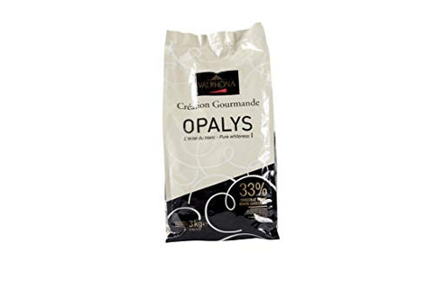Valrhona Bulk Feves Opalys White 33% (3kg)