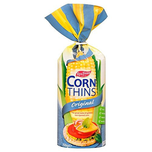 Real Foods Corn Thins - Organic Original 5.29 oz