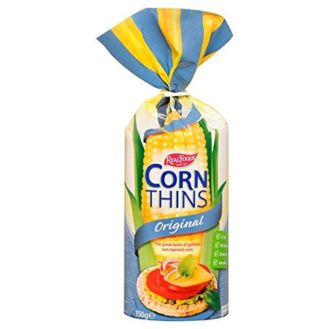Real Foods Corn Thins - Organic Original 5.29 oz