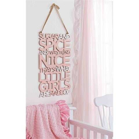 Sugar & Spice Word Art Hanger