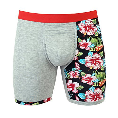 Weekday Boxer Brief - Heather/Floral/Red/Teal - Small
