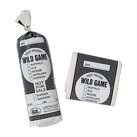 2 lb. Wild Game Bags - 25 coun