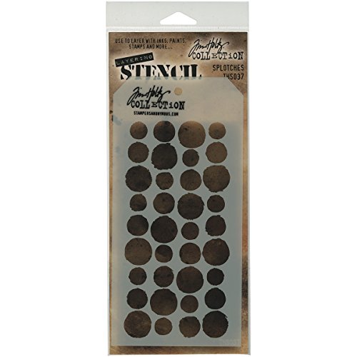 Stampers Anonymous Tim Holtz Layering Stencil - Splotches