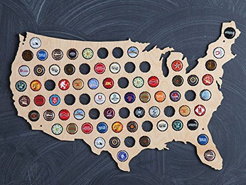 Beer Cap Map - USA