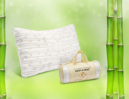 Bamboo Memory Form Gel Pillow Queen