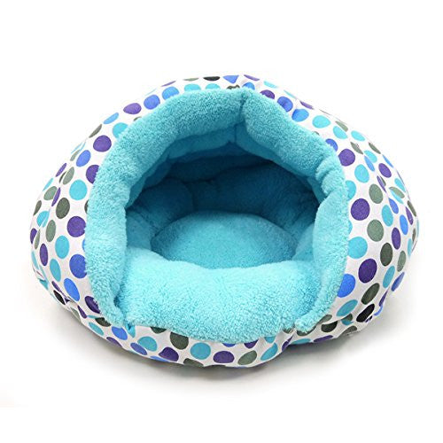 Burger Bed Blue Dots