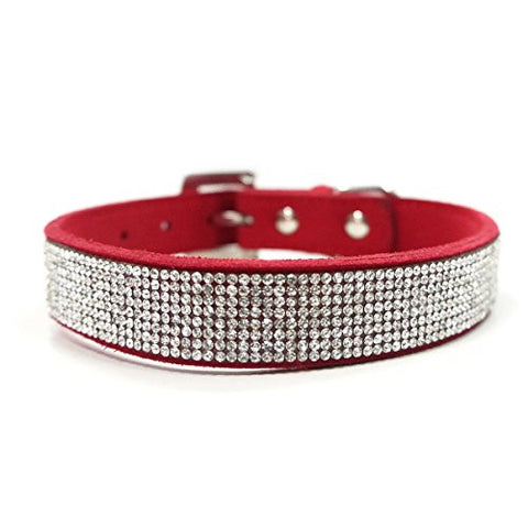 VIP Bling Collar, Red Small