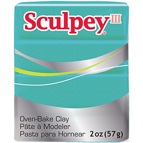 Sculpey III Teal Pearl, 2 oz