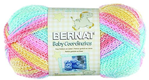 Bernat Baby Coordinates Yarn Cotton Candy 392 Yards 4.25 OZ