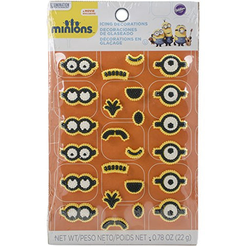Wilton Icing Decorations - Minions (24 pcs)
