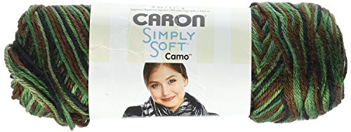 Caron Simply Soft Camo Yarn Renegade Camo 204 Yards 4 OZ