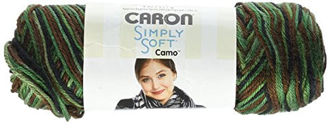 Caron Simply Soft Camo Yarn Renegade Camo 204 Yards 4 OZ