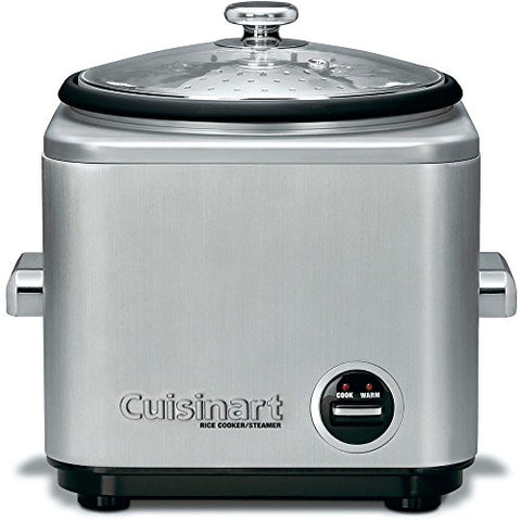 Cuisinart CRC-400 Rice Cooker With Steamer, Stainless Steel