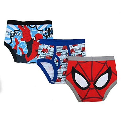 Marvel Boys 3 Pack Spiderman Underwear - Toddler 4T