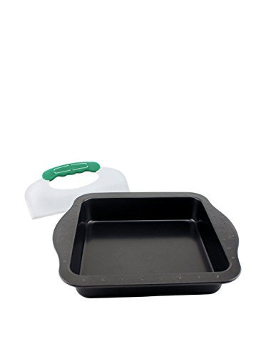 Perfect Slice Square cake Pan w/ tool