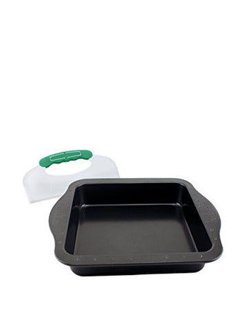 Perfect Slice Square cake Pan w/ tool