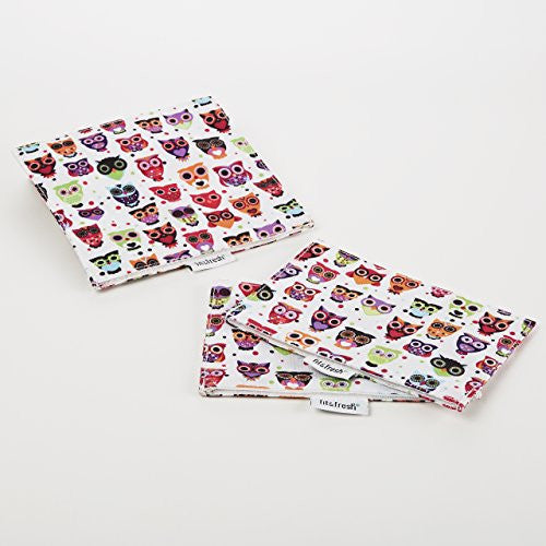 Reusable Sandwich & Snack Packs (Set of 3) - Hoot
