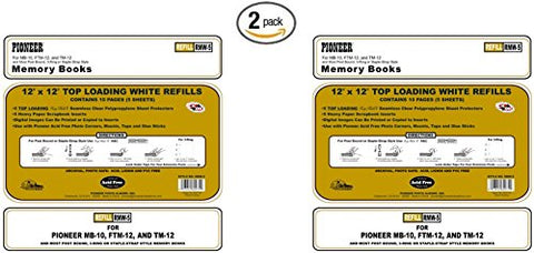 Pioneer Refills for MB10 White Sheets RMW-5