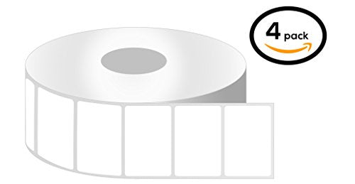 1.25" x 0.85" Direct Thermal Labels - Permanent Adhesive - 1 Inch Core