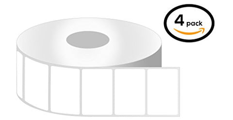 1.25" x 0.85" Direct Thermal Labels - Permanent Adhesive - 1 Inch Core