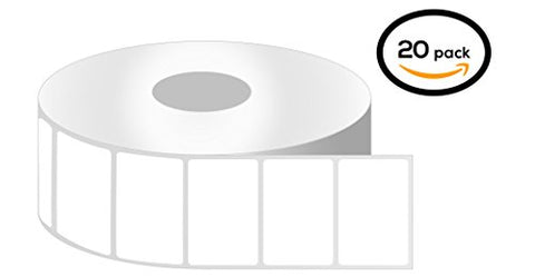 1.25" x 1" Direct Thermal Labels - Permanent Adhesive - 1 Inch Core