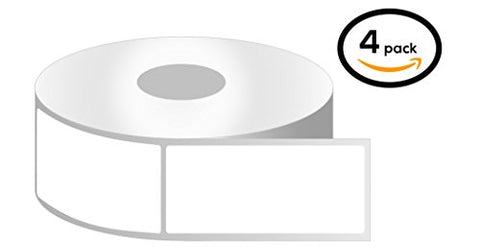 2" x 4" Direct Thermal Labels - Permanent Adhesive - 1 Inch Core