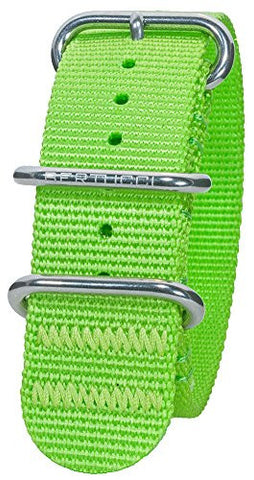 DX3 Nylon 7/8" Laser Green High Polish Stainless Steel